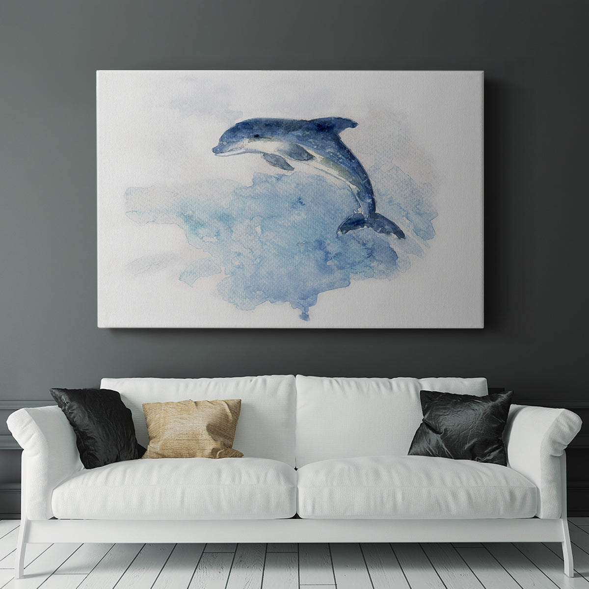 Wave Jumping - Canvas Art Print