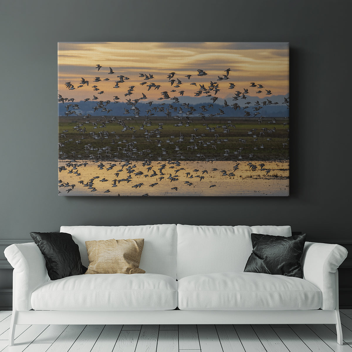 Sunset Flight - Canvas Art Print