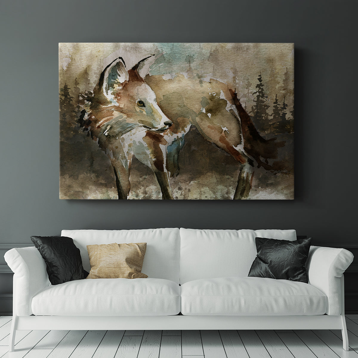 Lodge Twilight I - Canvas Art Print