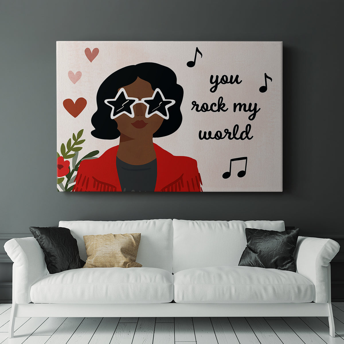 Darling Valentine Collection A - Canvas Art Print