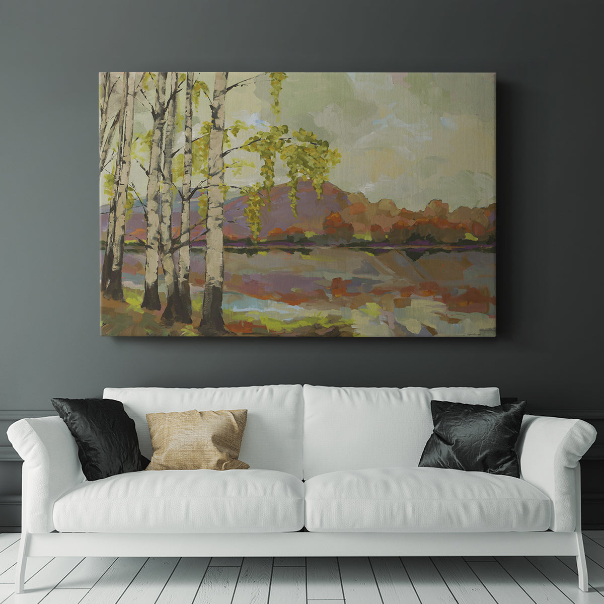 Birch Stand - Canvas Art Print