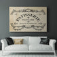 Antique French Label I - Canvas Art Print