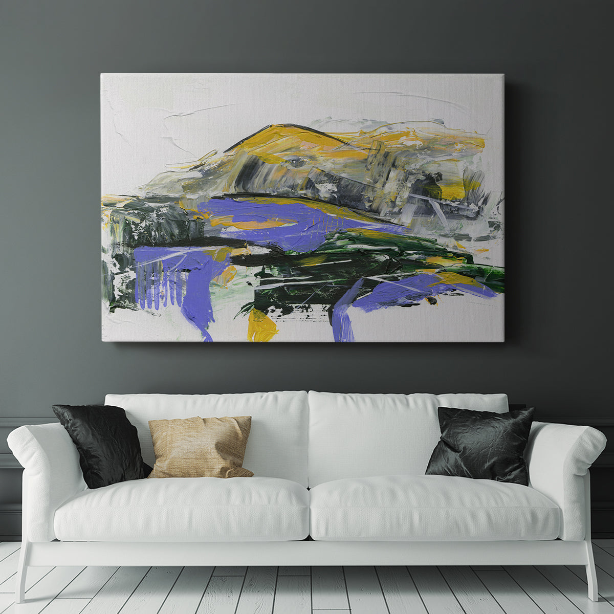 Silent Mountain V - Canvas Art Print