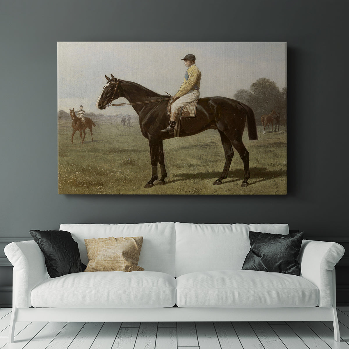 Vintage Jockey XXXVII - Canvas Art Print