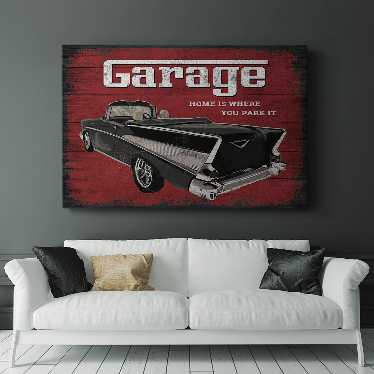 The Garage - Canvas Art Print