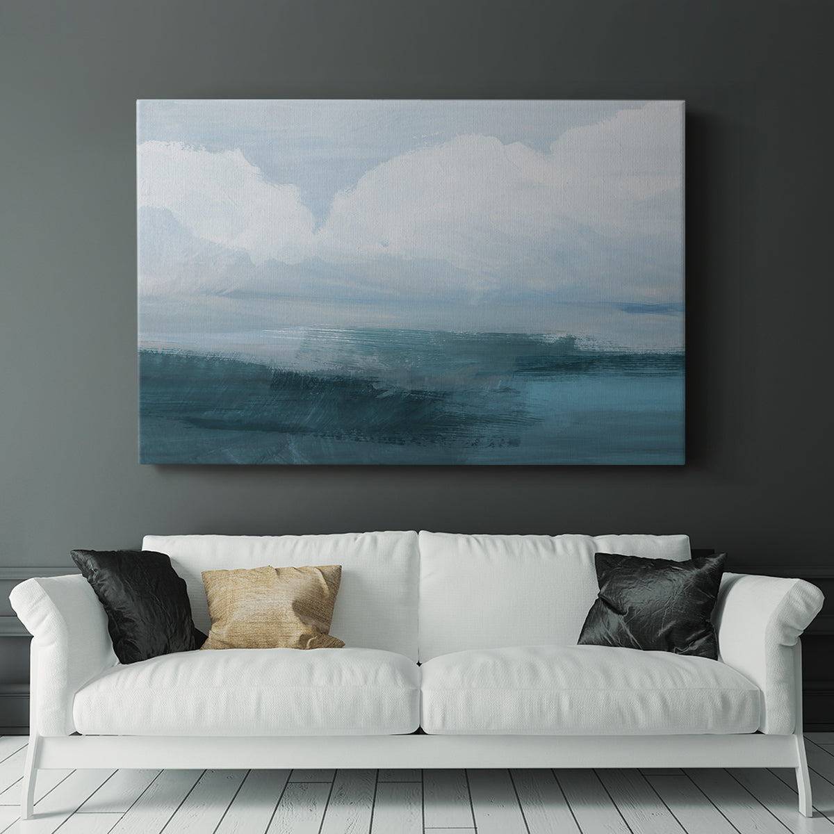 Azure Rising I - Canvas Art Print