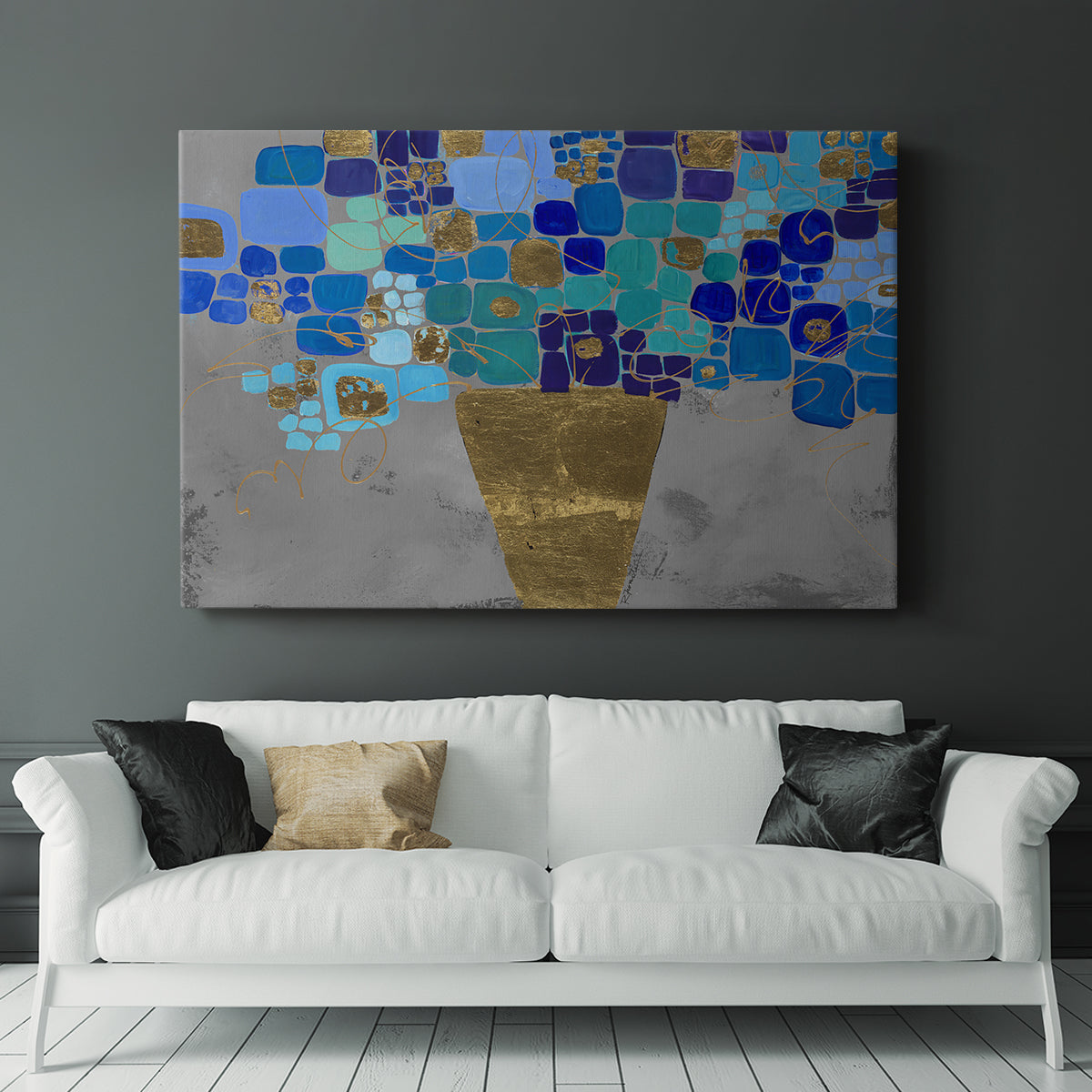 Blue Love - Canvas Art Print