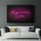 Neon Love I - Canvas Art Print