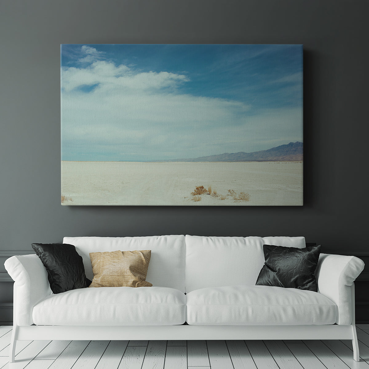 Salt Flat Walk I - Canvas Art Print