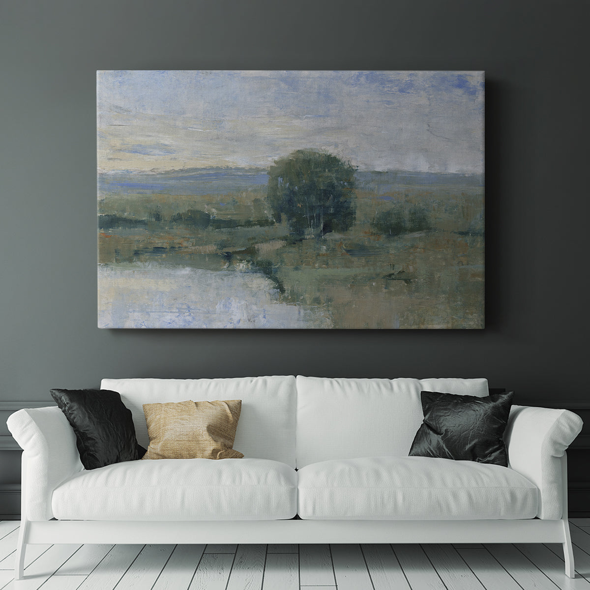 Riverbank Impression II - Canvas Art Print