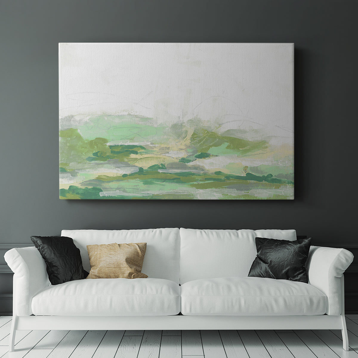 Green Mist Vista I - Canvas Art Print