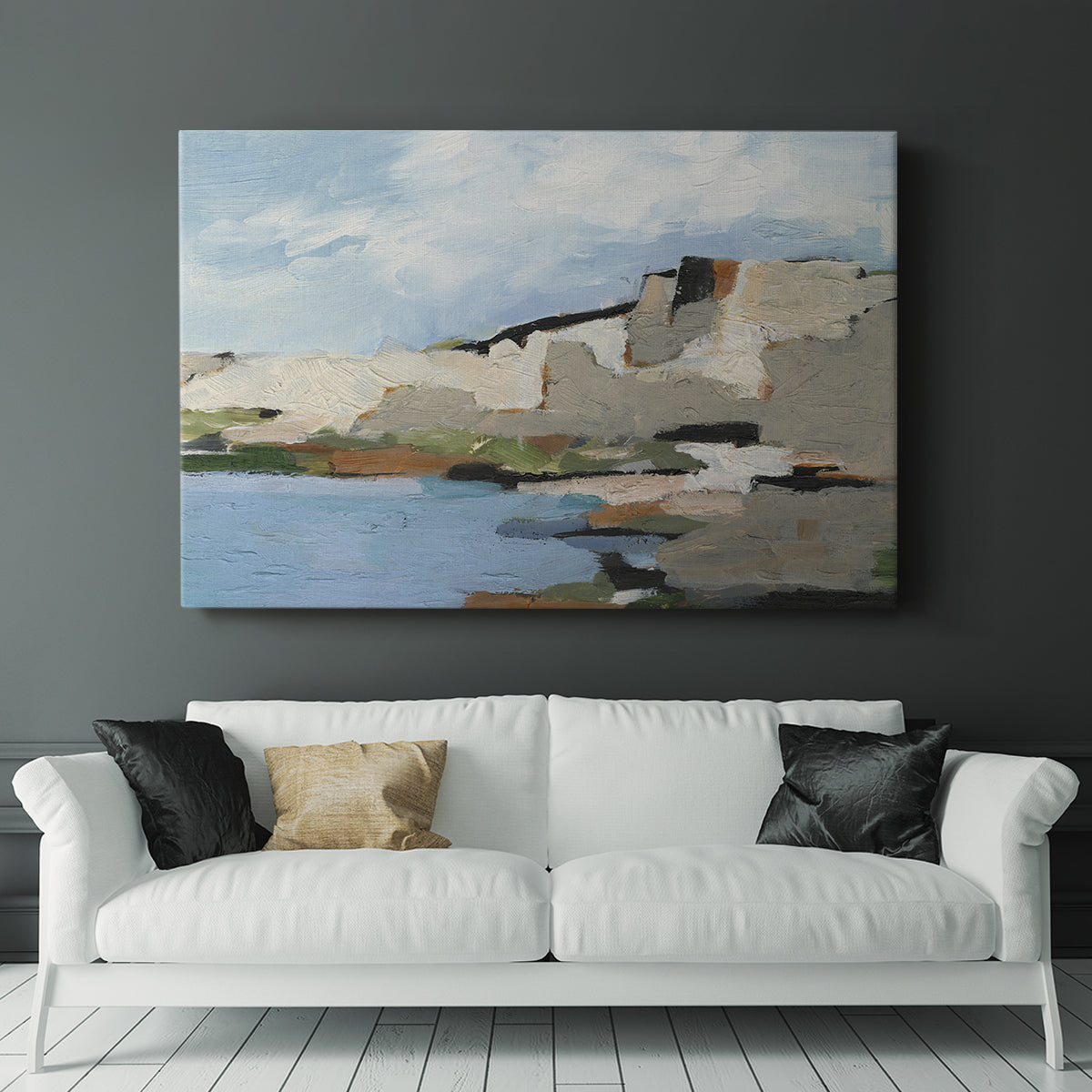 White Rock Cliffs II - Canvas Art Print