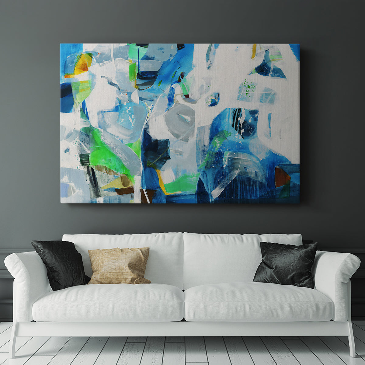 Down the Rapids - Canvas Art Print