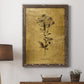Gold Sketch Botanical II - Barnwood Framed Canvas Print