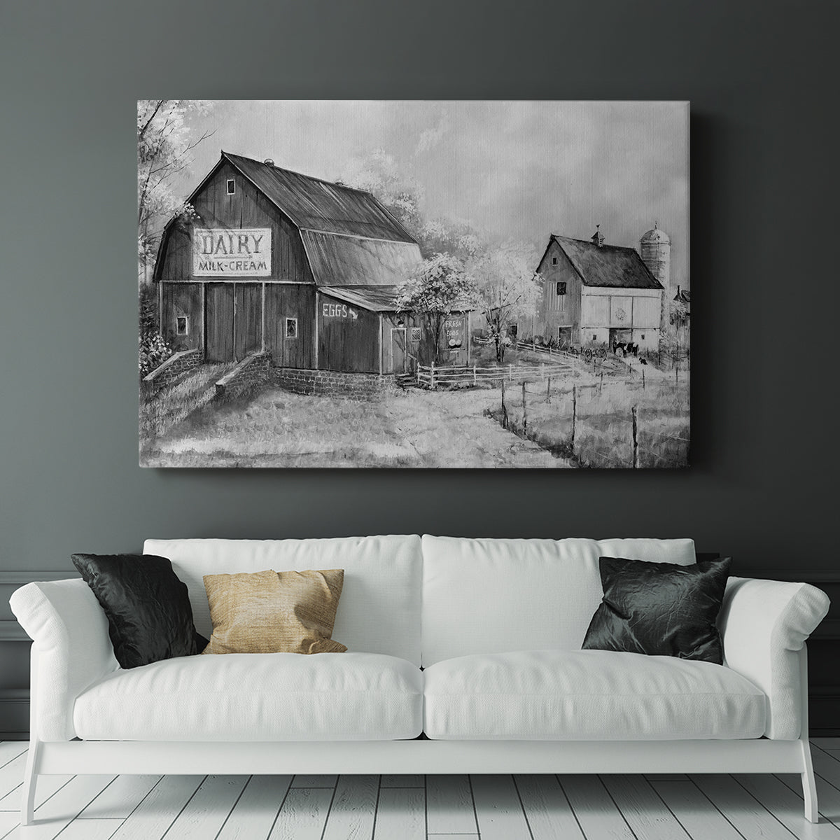 Day at the Farm - Canvas Art Print