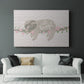 Floral Sloth - Canvas Art Print