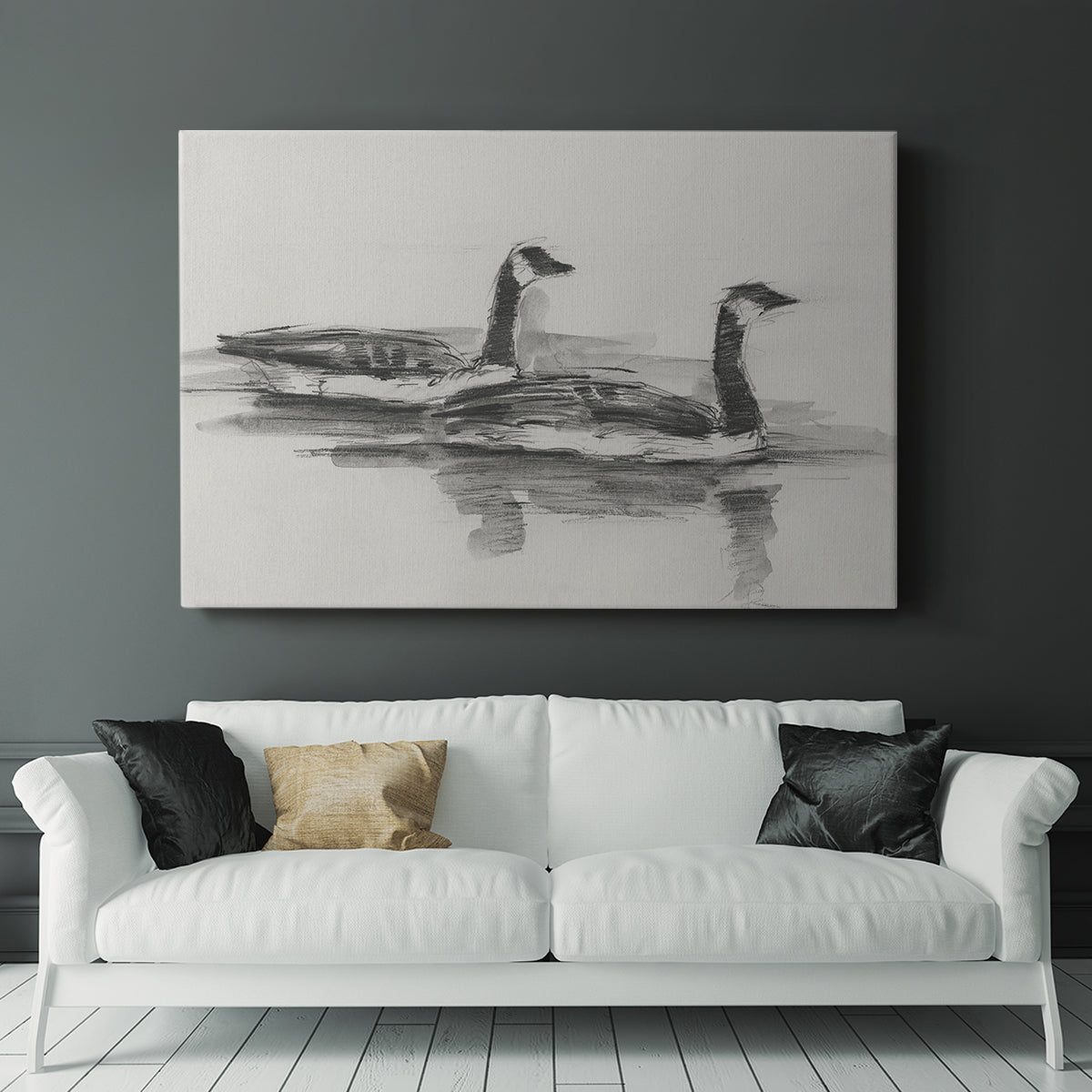 Geese Study I - Canvas Art Print