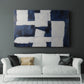 Blue and White Abstract XCV - Canvas Art Print