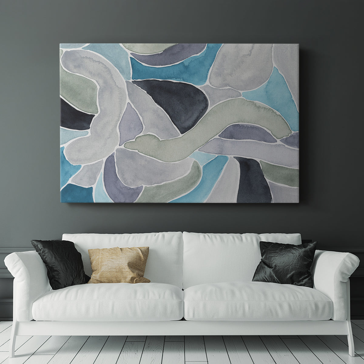 Subtle Billows II - Canvas Art Print