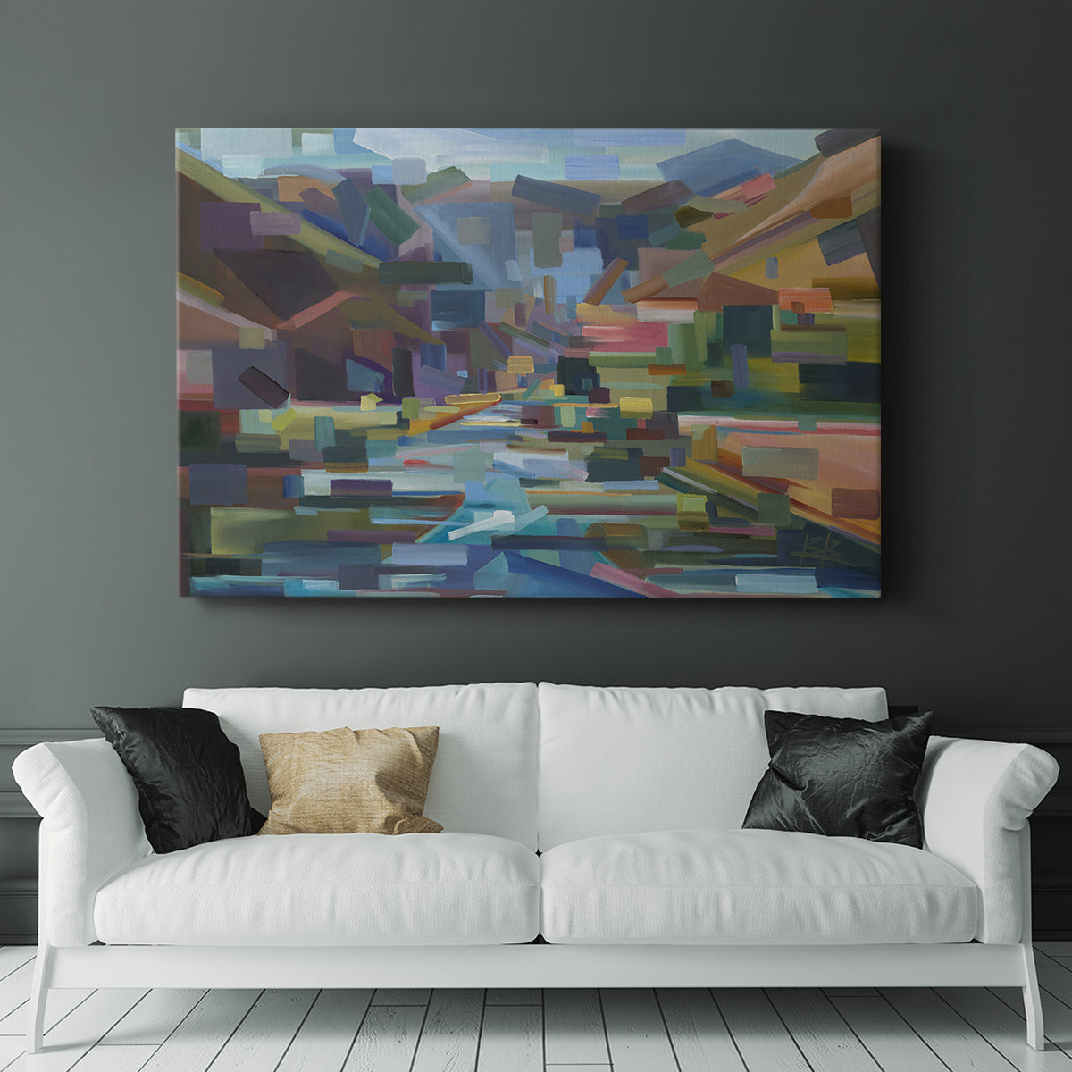 Pieces of Yakima Canyon - Canvas Art Print