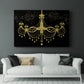 Golden Chandelier - Canvas Art Print