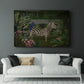Zebra In Conservatory - Canvas Art Print