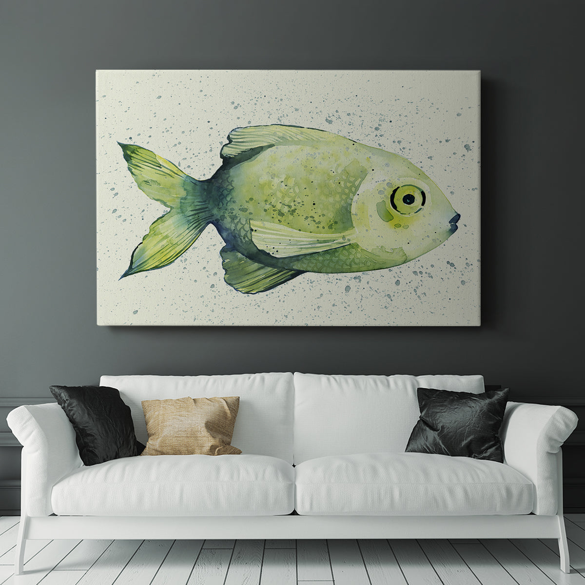 Speckled Freshwater Fish II - Canvas Art Print