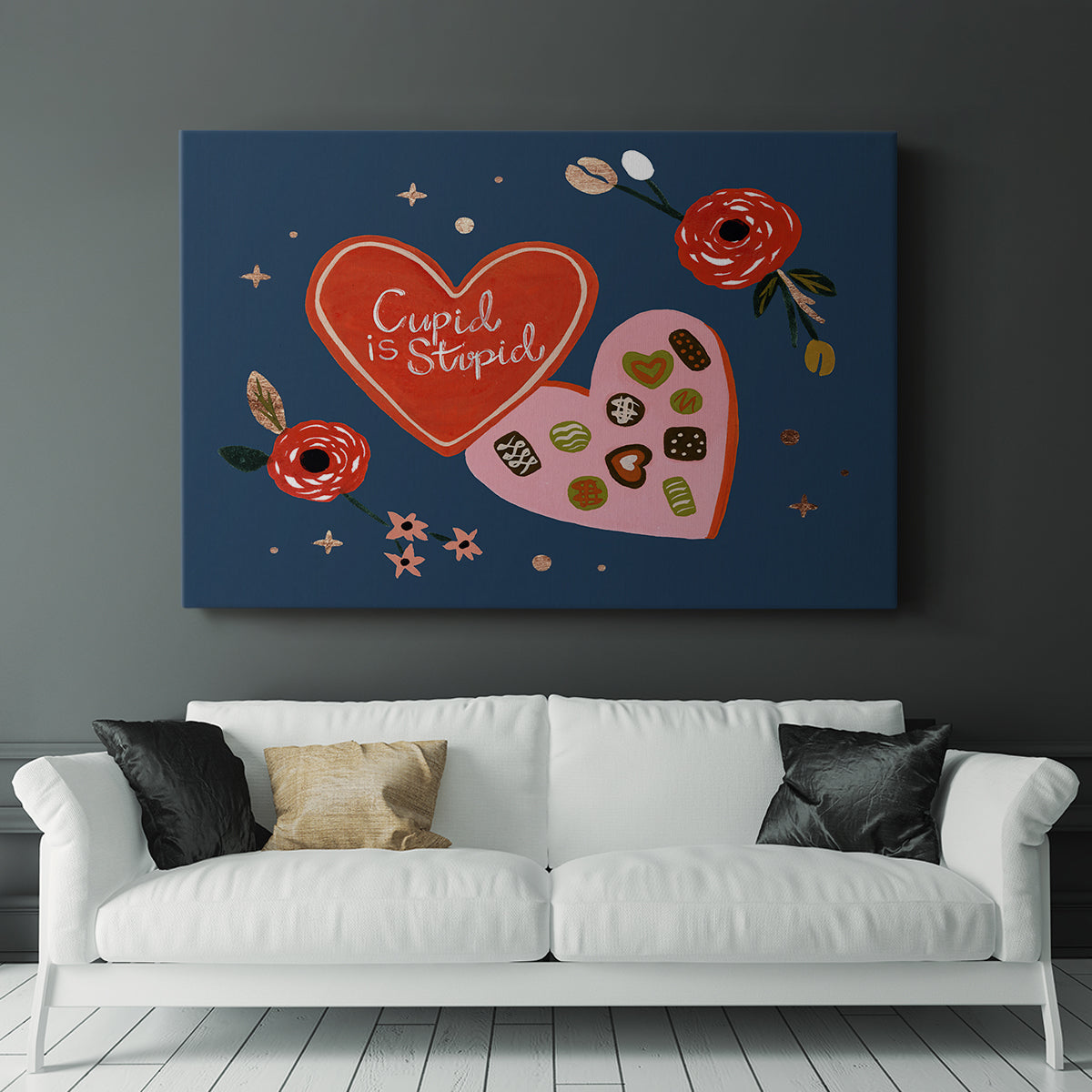 Happy Galentine II - Canvas Art Print
