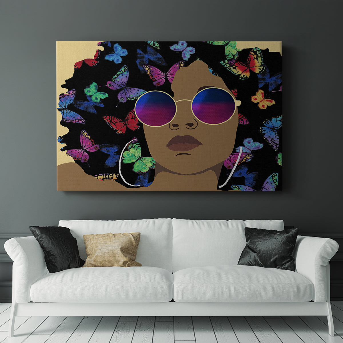 Butterfly Diva I - Canvas Art Print
