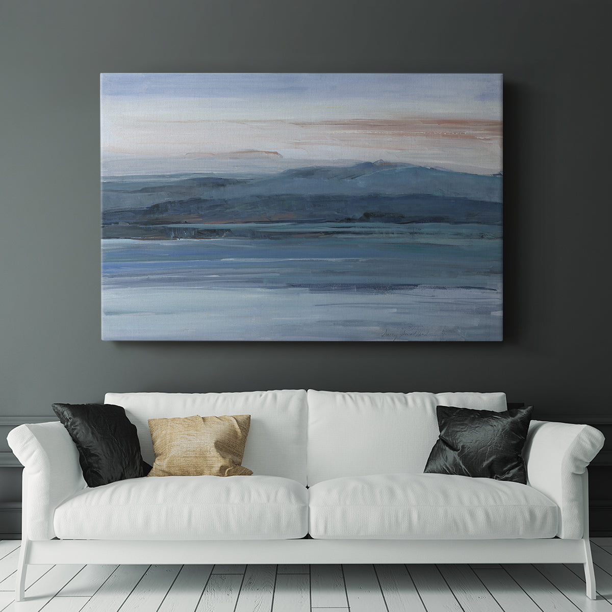 Across The Lake - Canvas Art Print