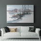 Winter Stream Watercolor I - Canvas Art Print
