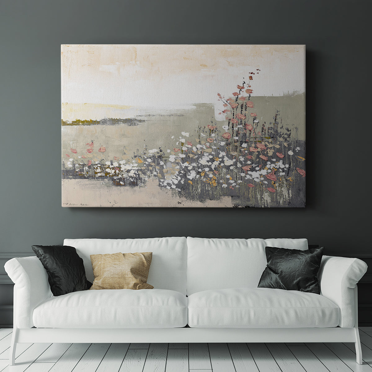 Floral Haze - Canvas Art Print