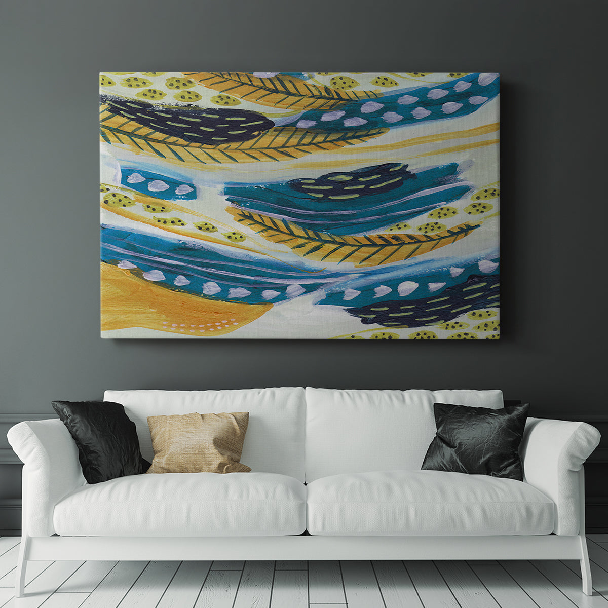 Feathery I - Canvas Art Print