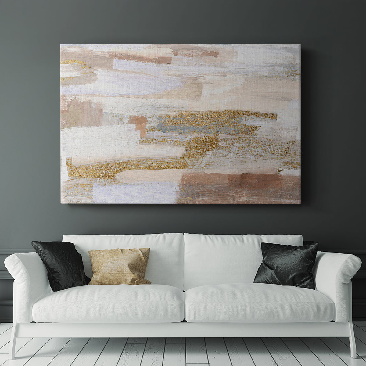 Gold Quartz II - Canvas Art Print