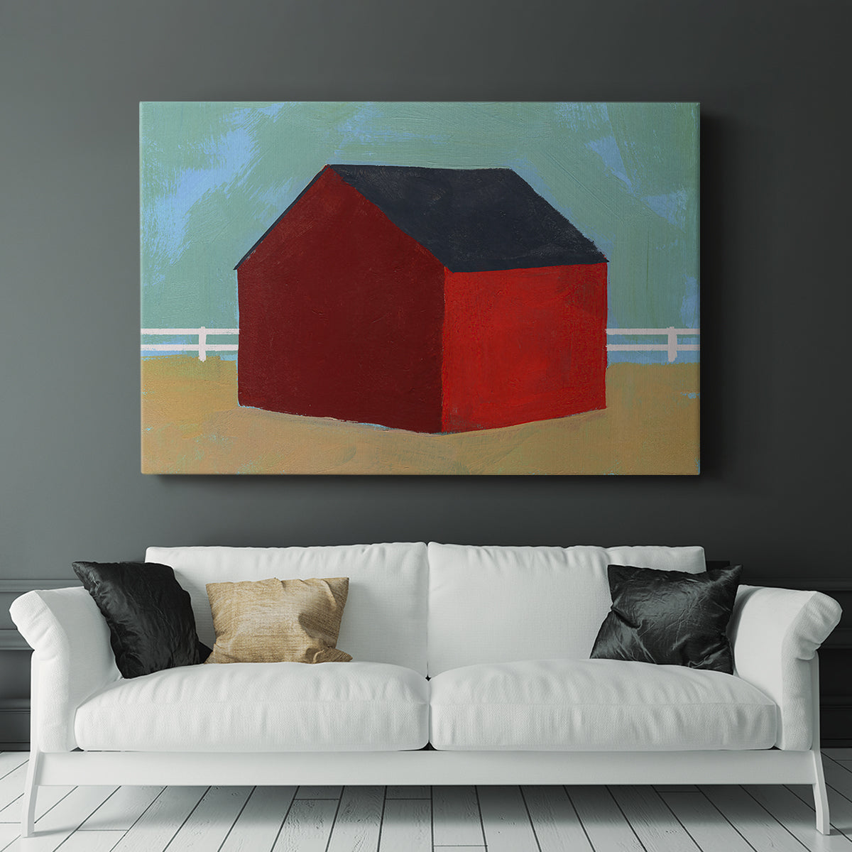 Big Red One IV - Canvas Art Print