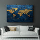 Impasto Map - Canvas Art Print