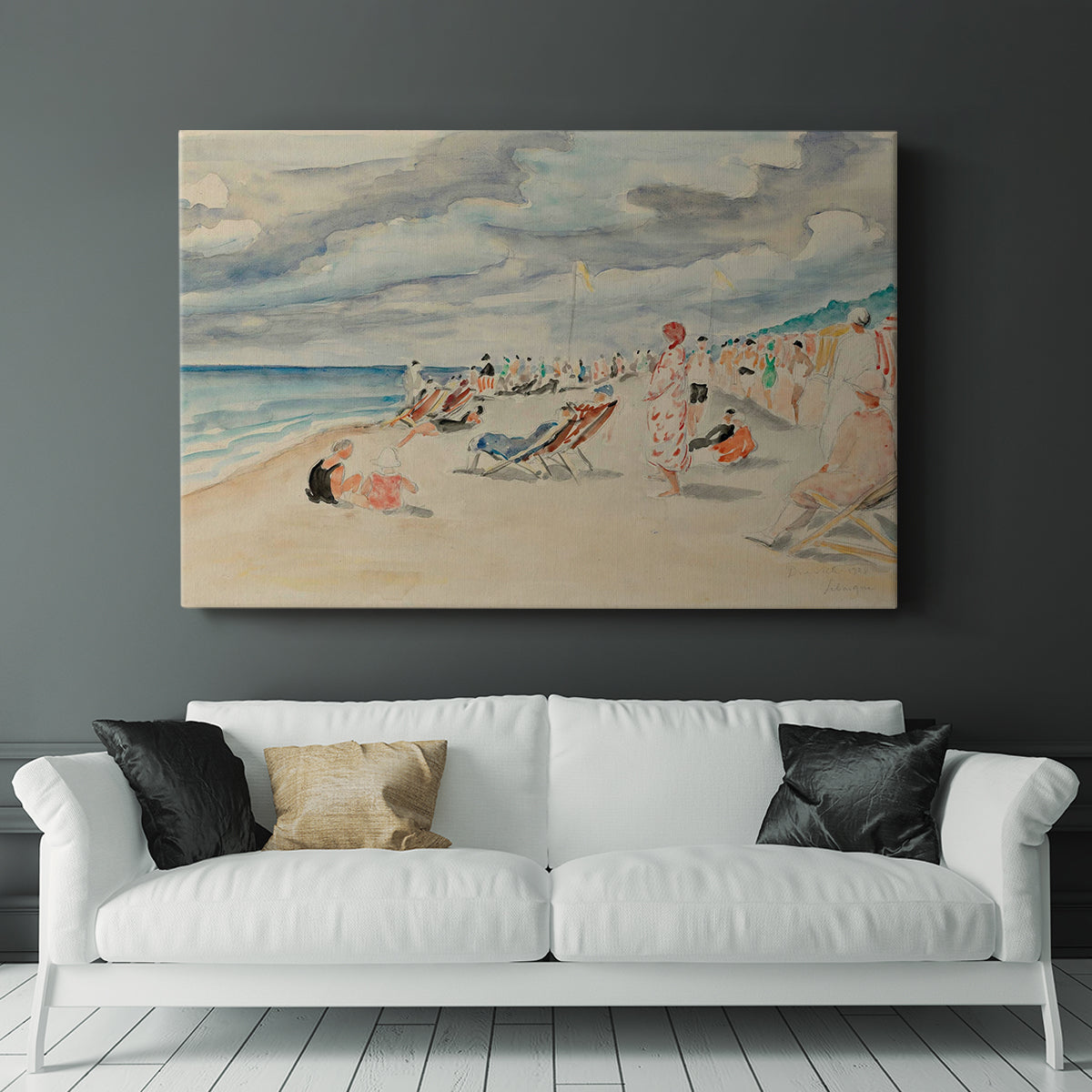 Vintage Beach XLIV - Canvas Art Print