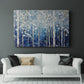 Blue Abstract Forest XXXVIII - Canvas Art Print