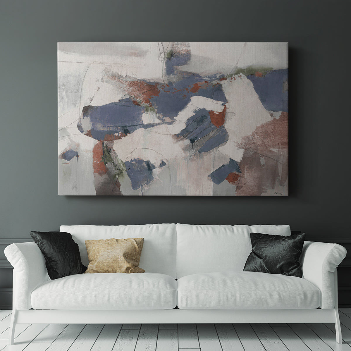 Coral Abstract - Canvas Art Print