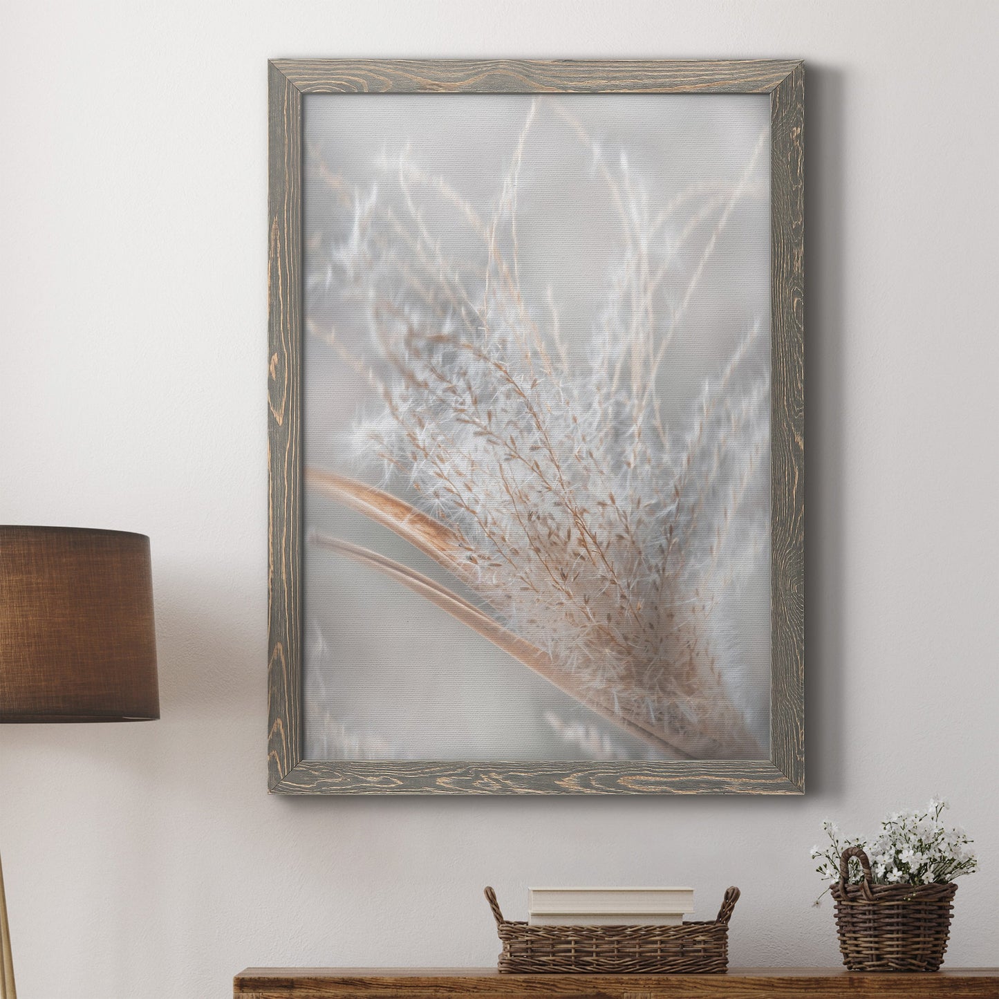 Summer Wisps II - Premium Canvas Framed in Barnwood - Ready to Hang