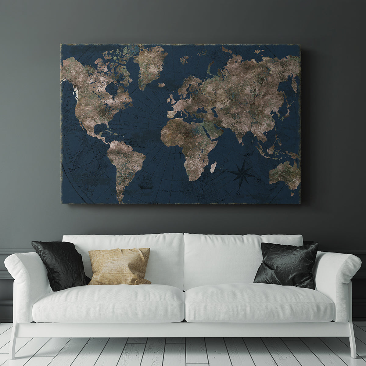 Navy Atlas - Canvas Art Print