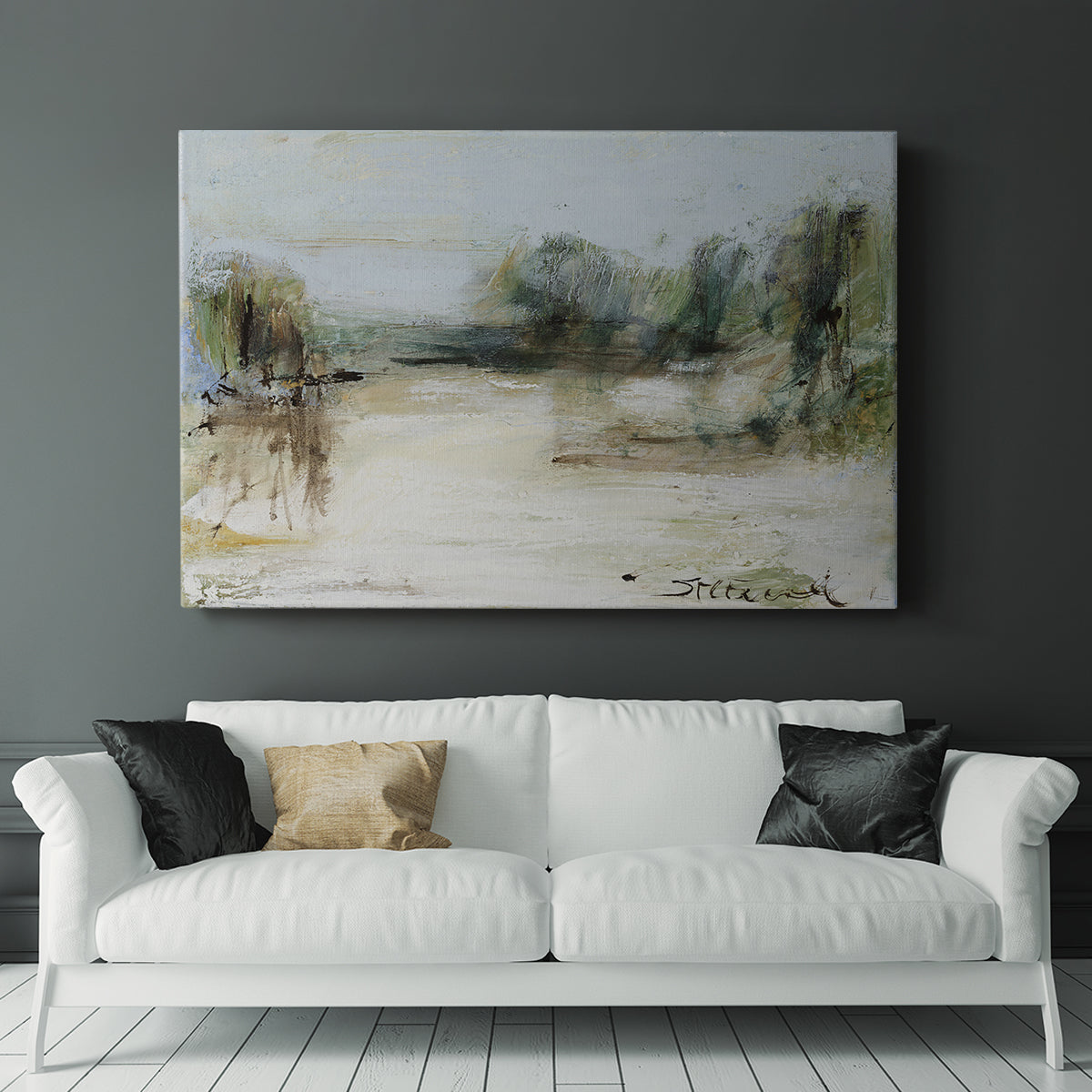 Wintery Horizon III - Canvas Art Print