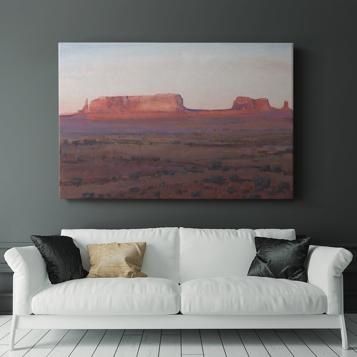 Red Rocks at Dusk I - Canvas Art Print