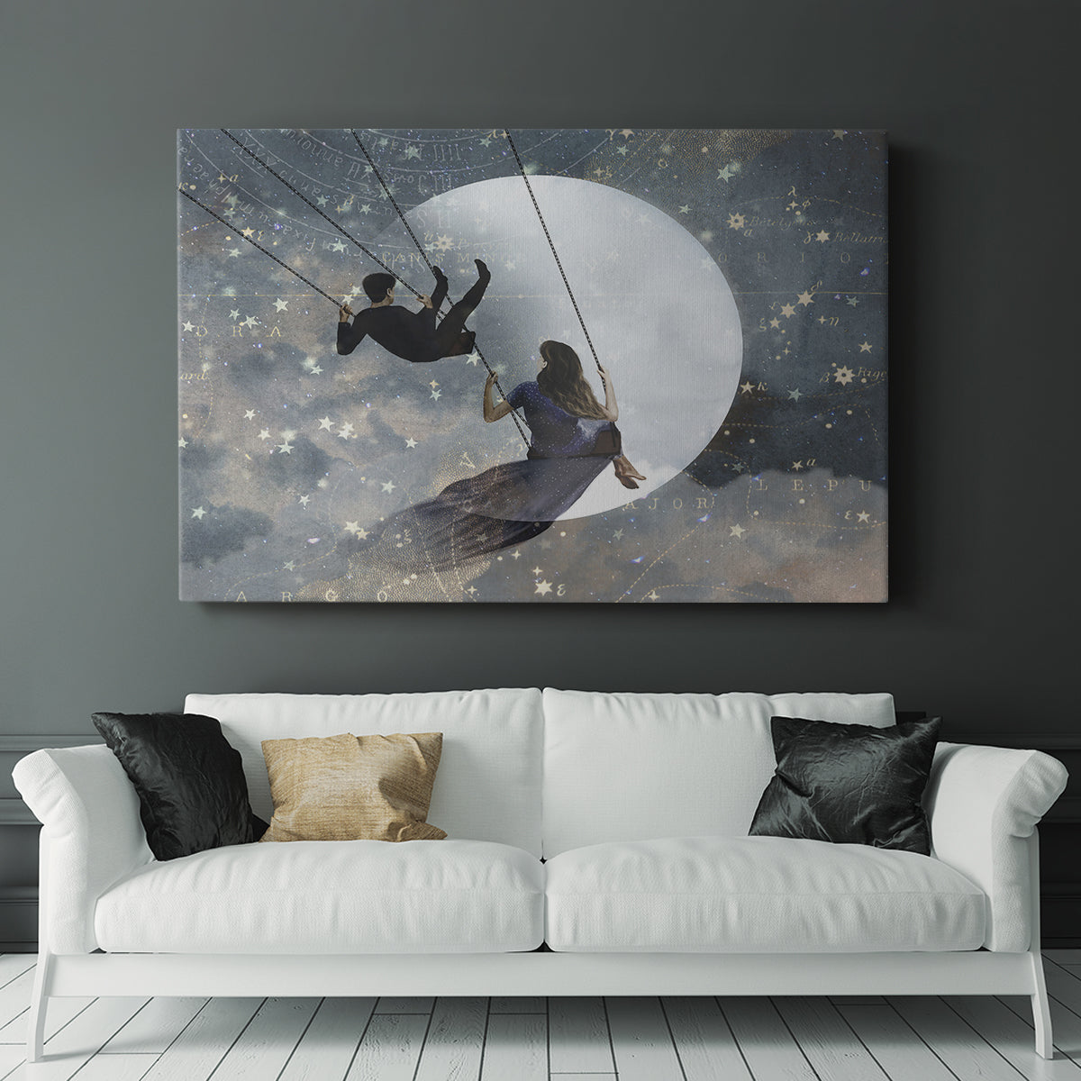 Celestial Love II - Canvas Art Print