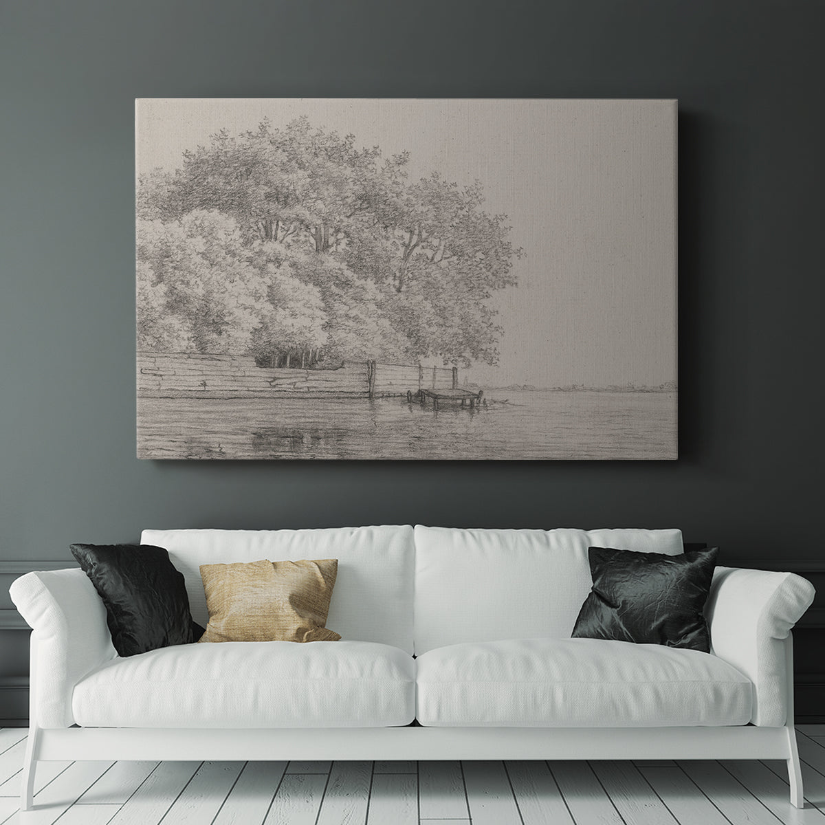 Vintage Landscape LXXXVII - Canvas Art Print