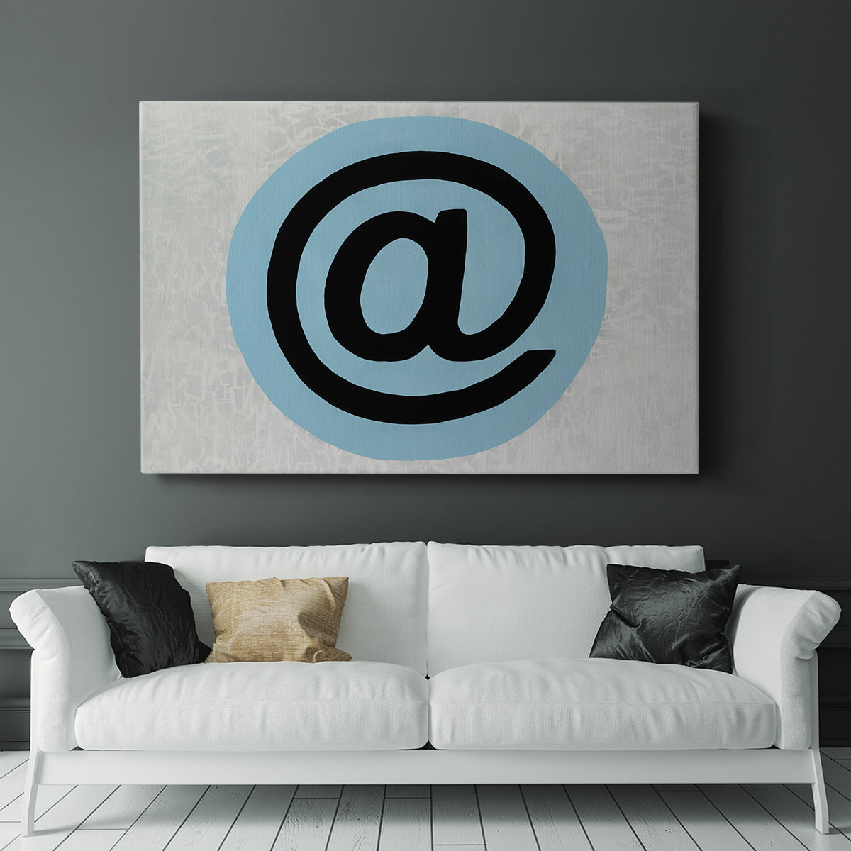 At - Canvas Art Print