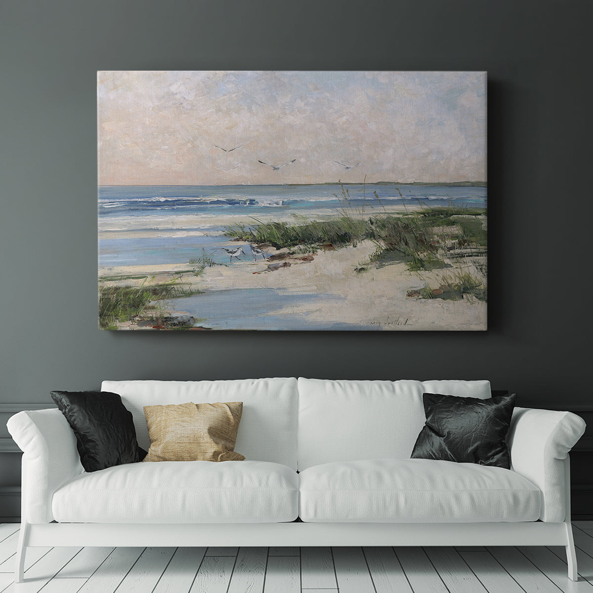 Soft Morning Sea - Canvas Art Print