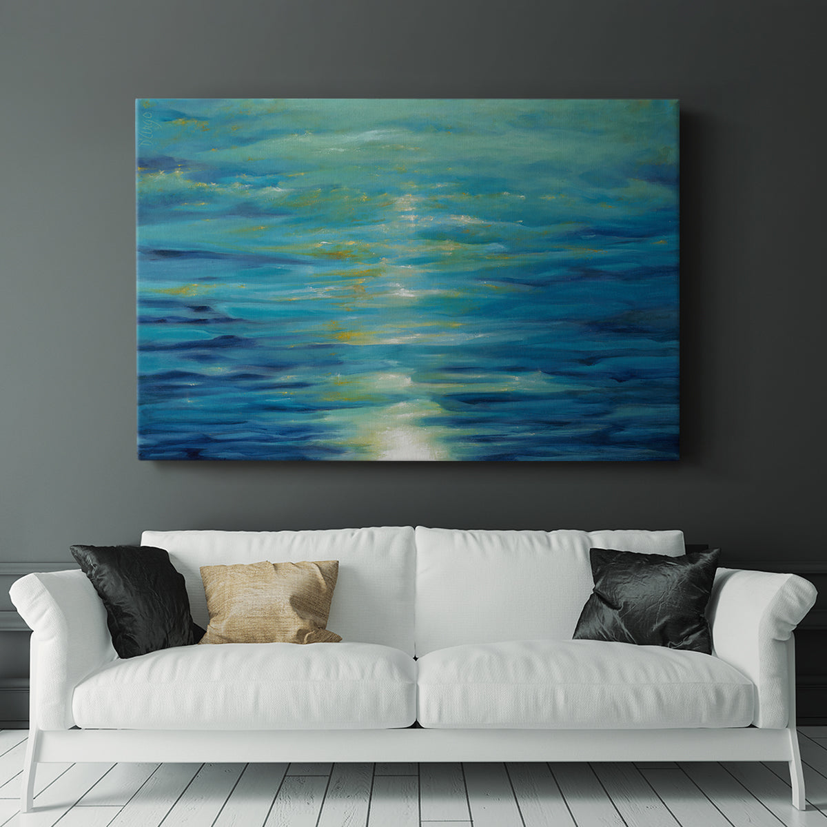 Deep Blue - Canvas Art Print