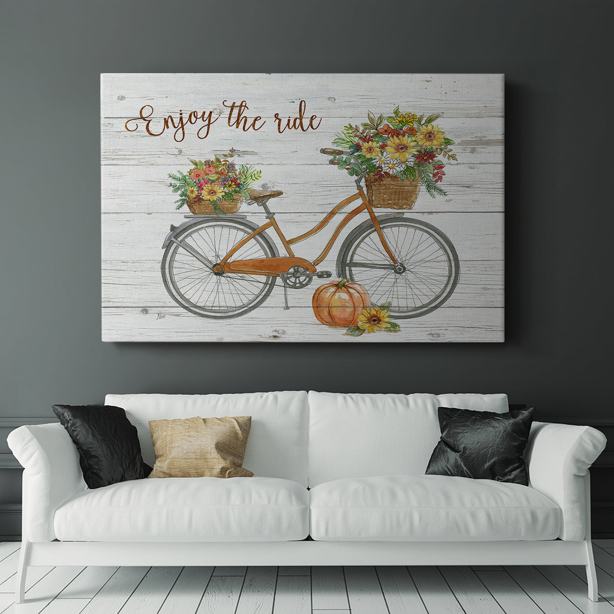 Harvest Bike - Canvas Art Print