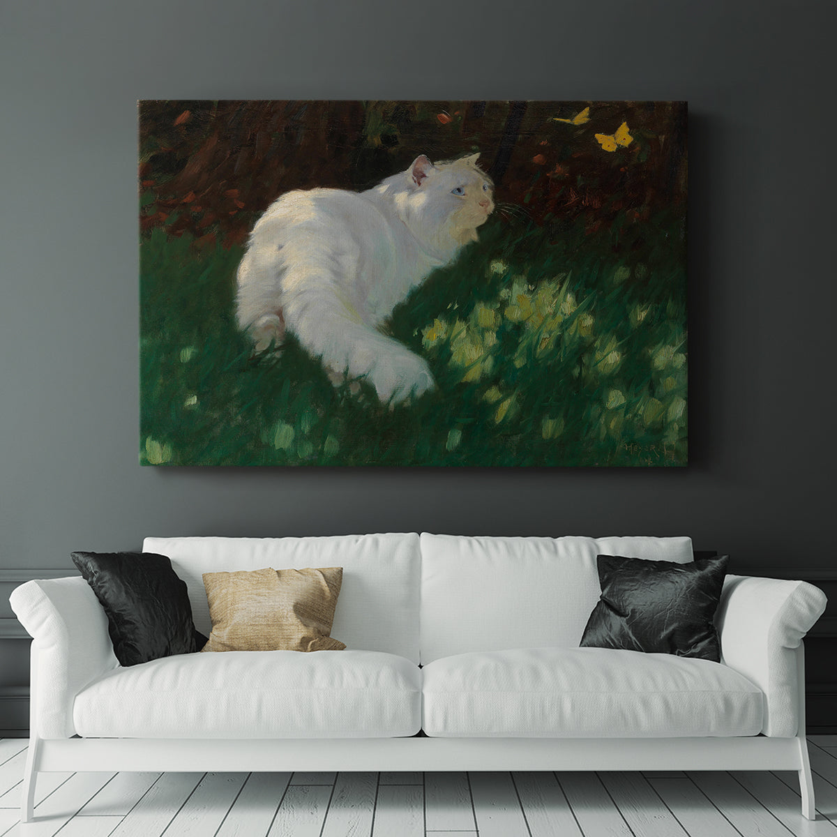 Vintage Kitty XXXVIII - Canvas Art Print